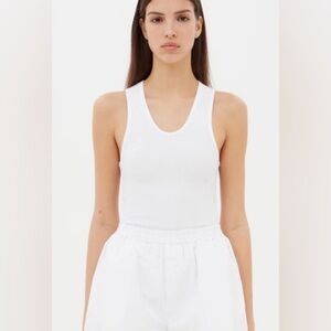 Elegant White Sleeveless Top